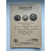 Аукционный каталог монет (Auktion 59, 23-24.09.1988)