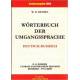 Deutsch-russisches Wörterbuch der Umgangssprache