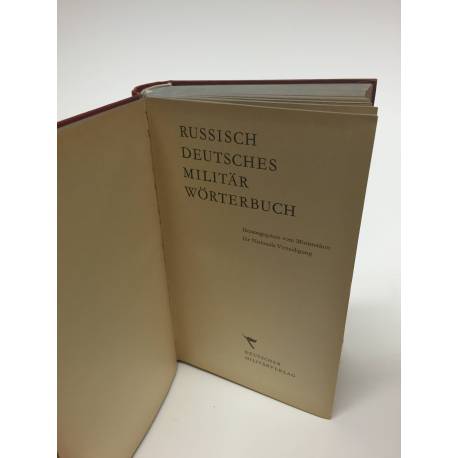 Russisch Deutsches Militärwörterbuch