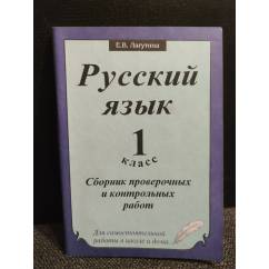Русский язык 1 класс Сборник проверочных и контрольных работ