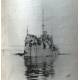 Фотография на шелке. Крейсер «Богатырь» в Алжире, 1907-1909 гг.